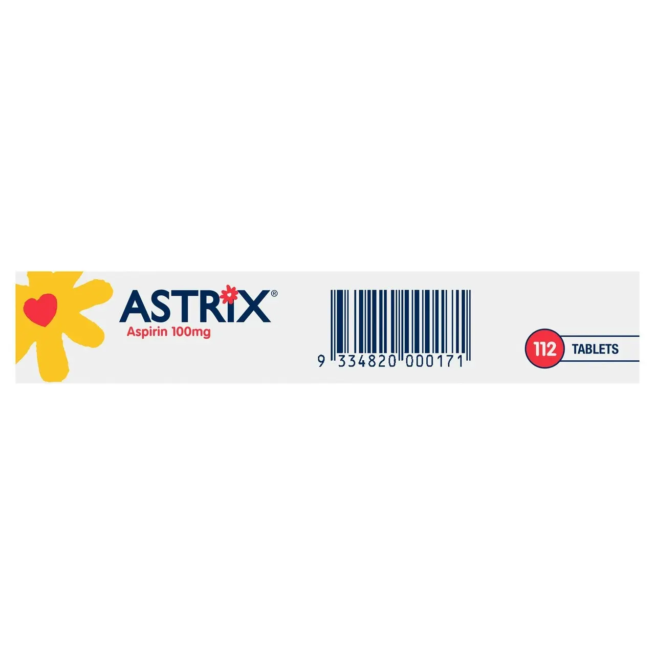 Astrix Aspirin 100mg 112 Tablets