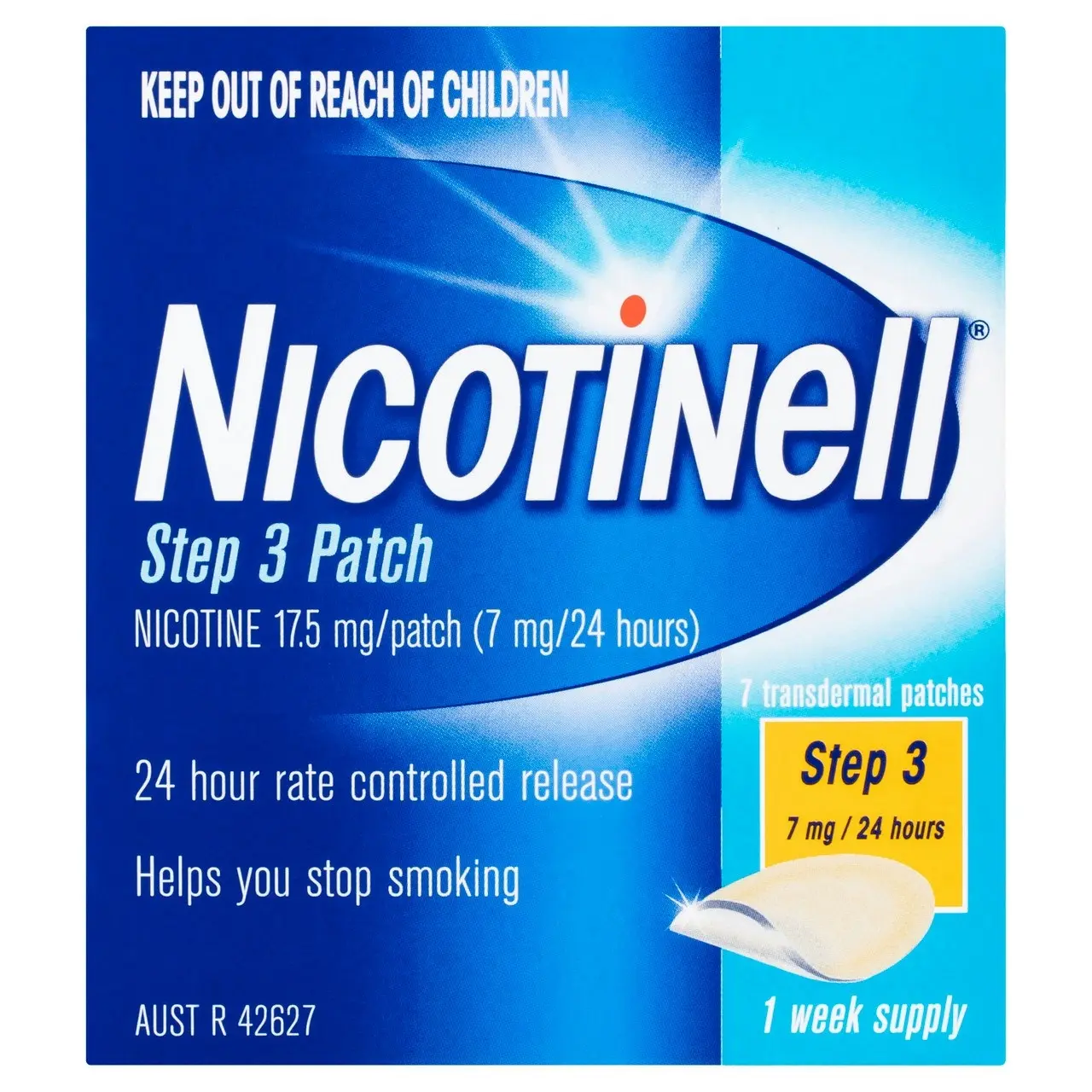 Nicotinell Stop Smoking Step 3 Patch 7mg 7 Pack