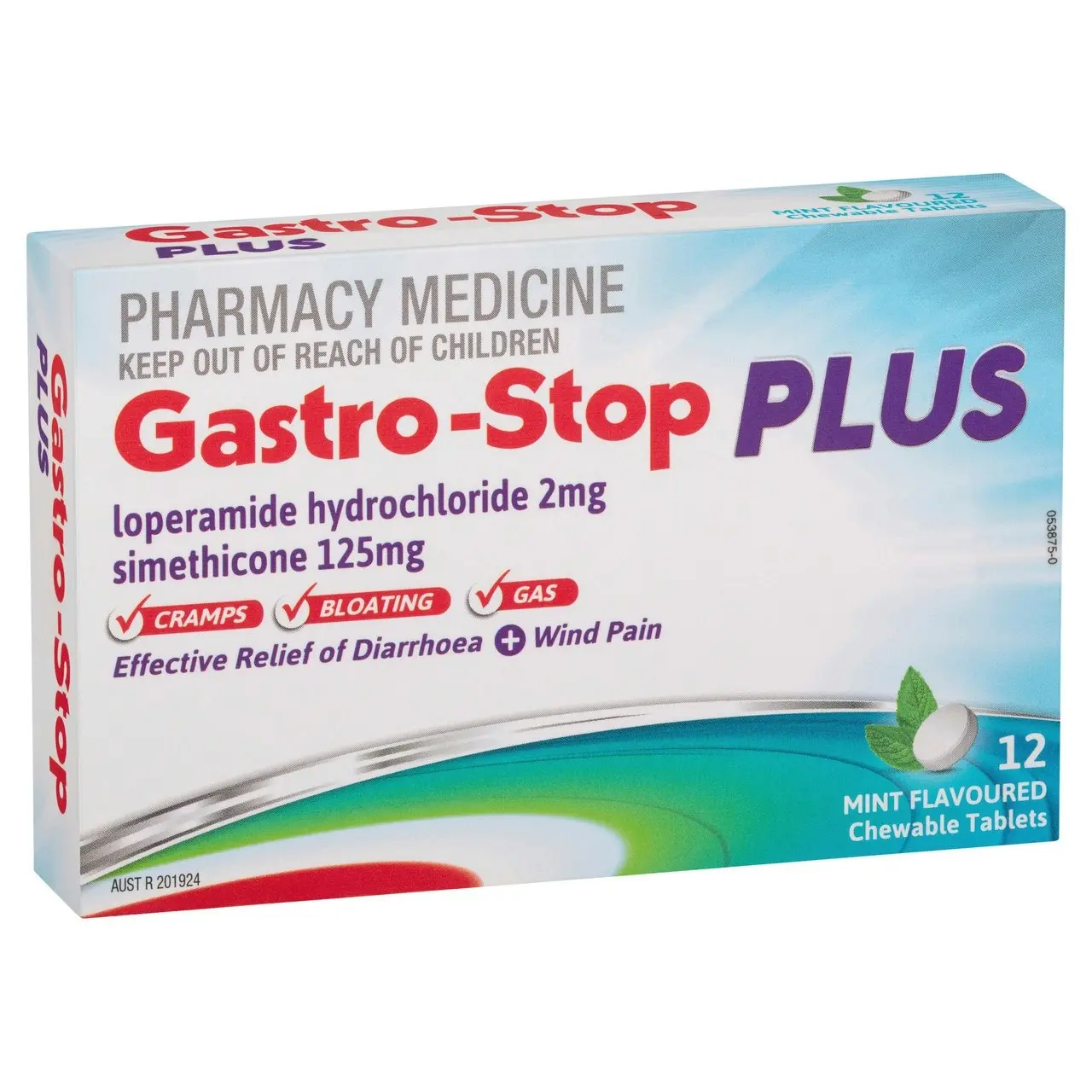 Gastro-Stop Plus Chewable Tablets x 12