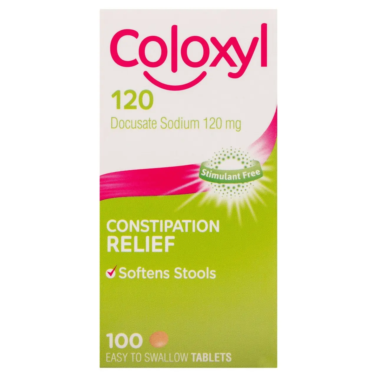 Coloxyl Stool Softener 120mg 100 tablets