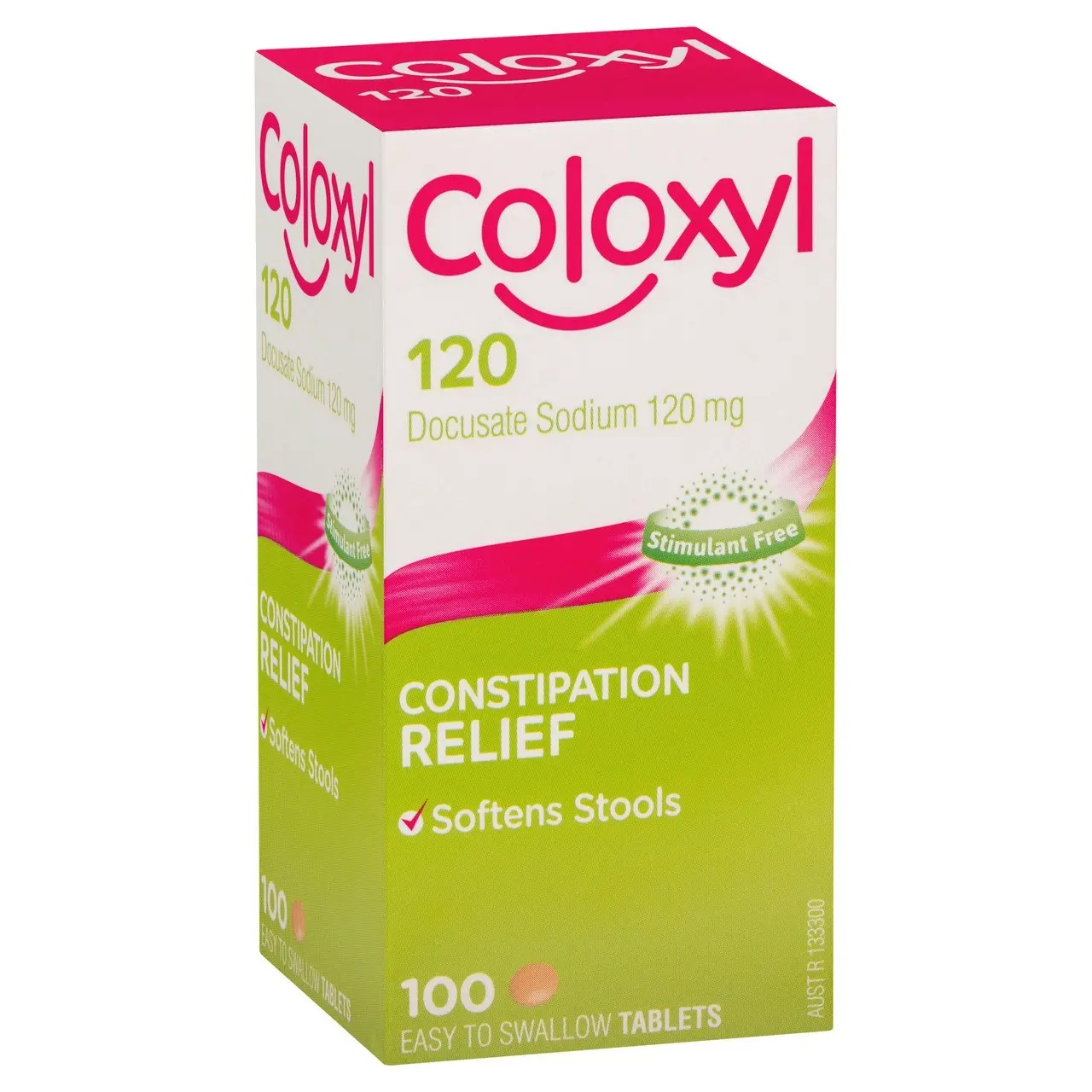 Coloxyl Stool Softener 120mg 100 tablets