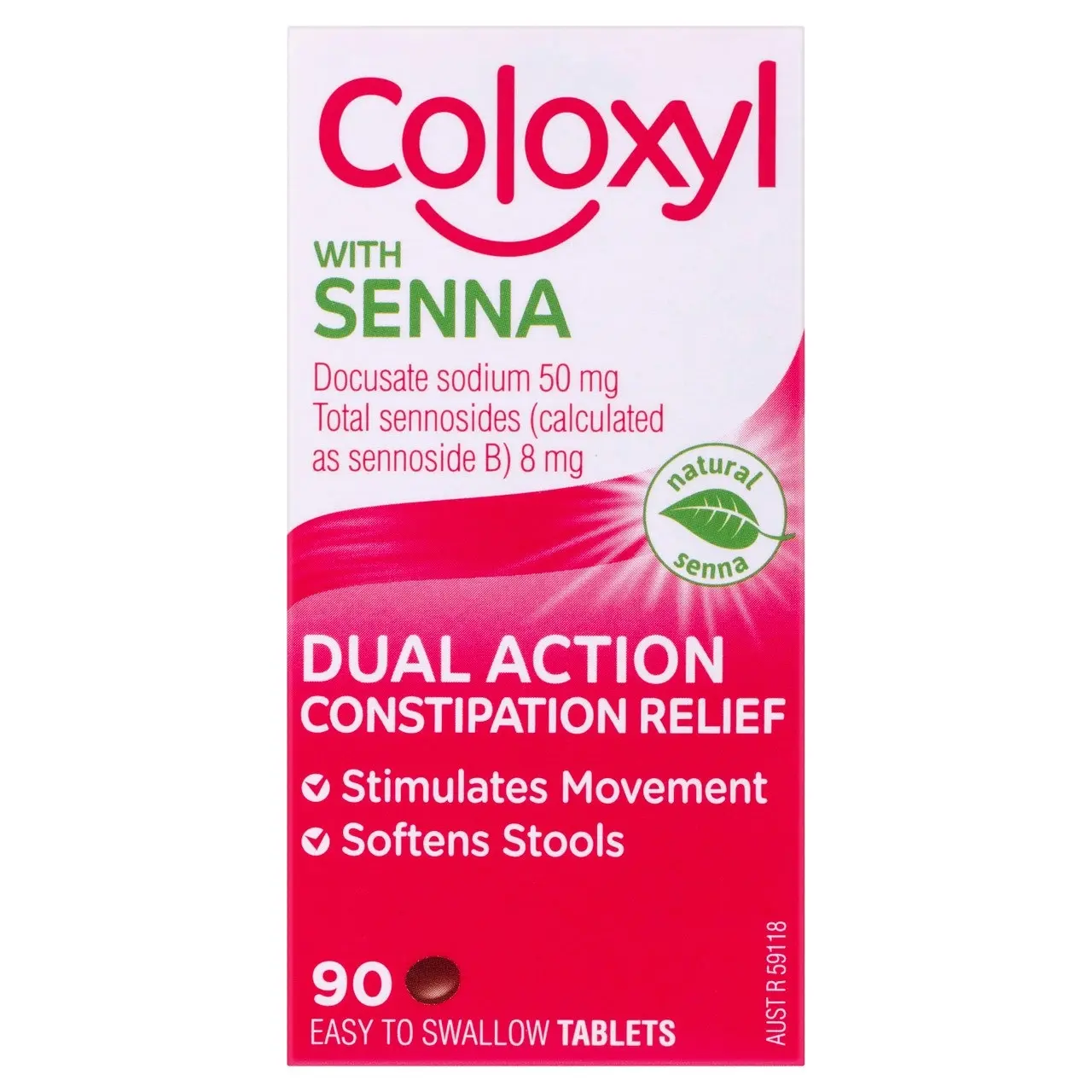 Coloxyl with Senna 90 tablets