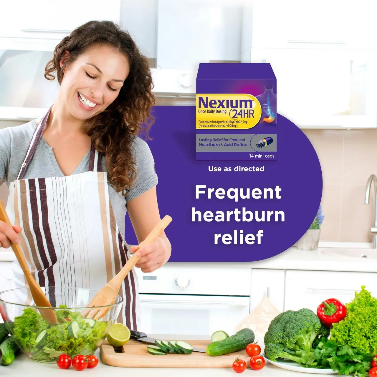 Nexium 24HR Once Daily Dosing 14 Mini Capsules