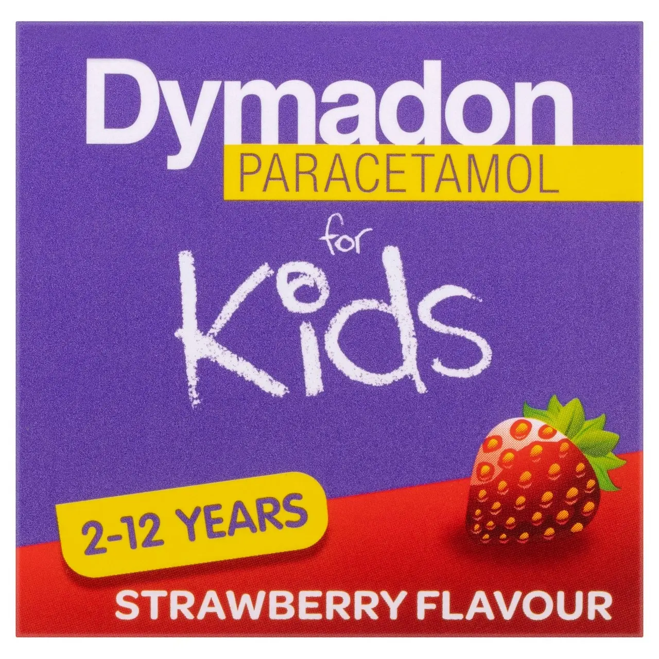 Dymadon Paracetamol for Kids 2-12yrs STRAWBERRY 100mL