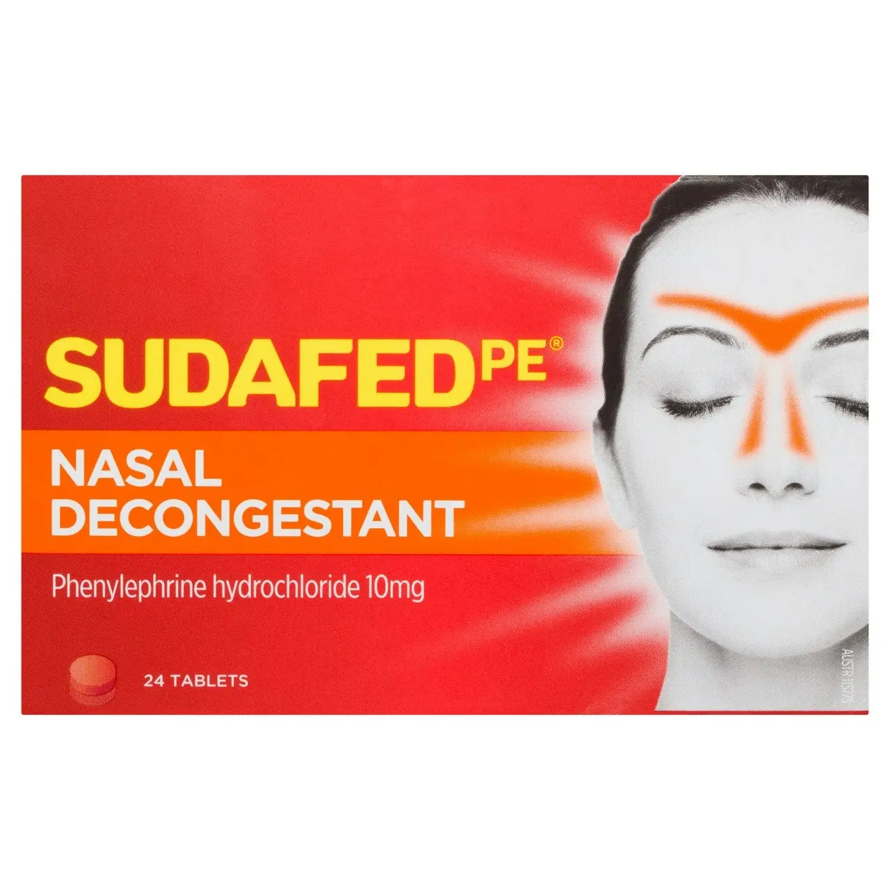 SUDAFED PE Nasal Decongestant Tablets 24 Pack