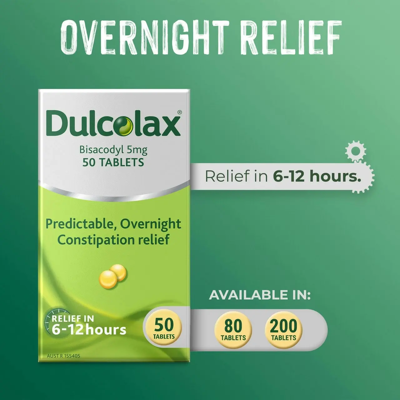 Dulcolax Tablets 50 Pack