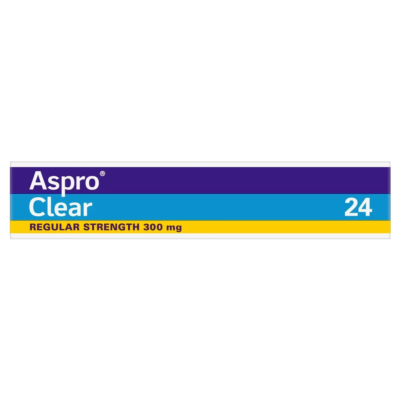 Aspro Clear Pain Relief Aspirin 24 Soluble Effervescent Tablets