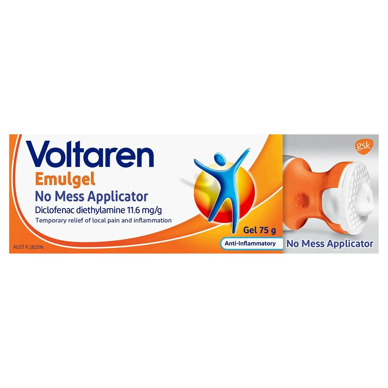 Voltaren Emulgel No Mess Applicator 75g