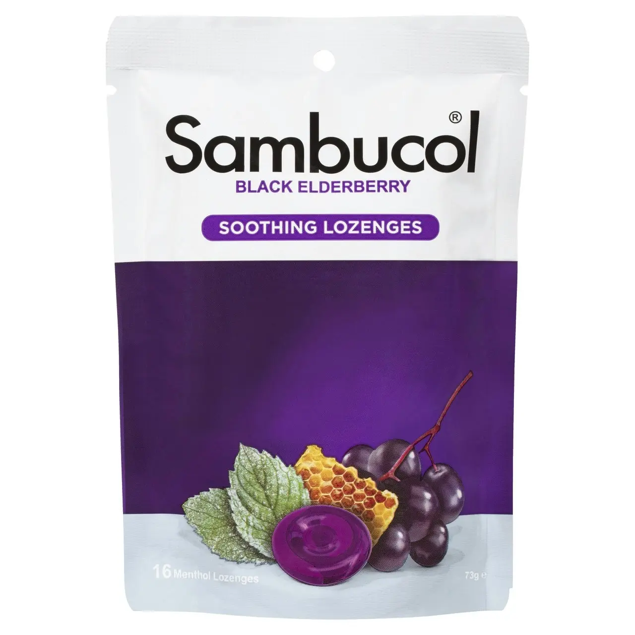 Sambucol Soothing Nose & Throat Lozenge 16 Pack