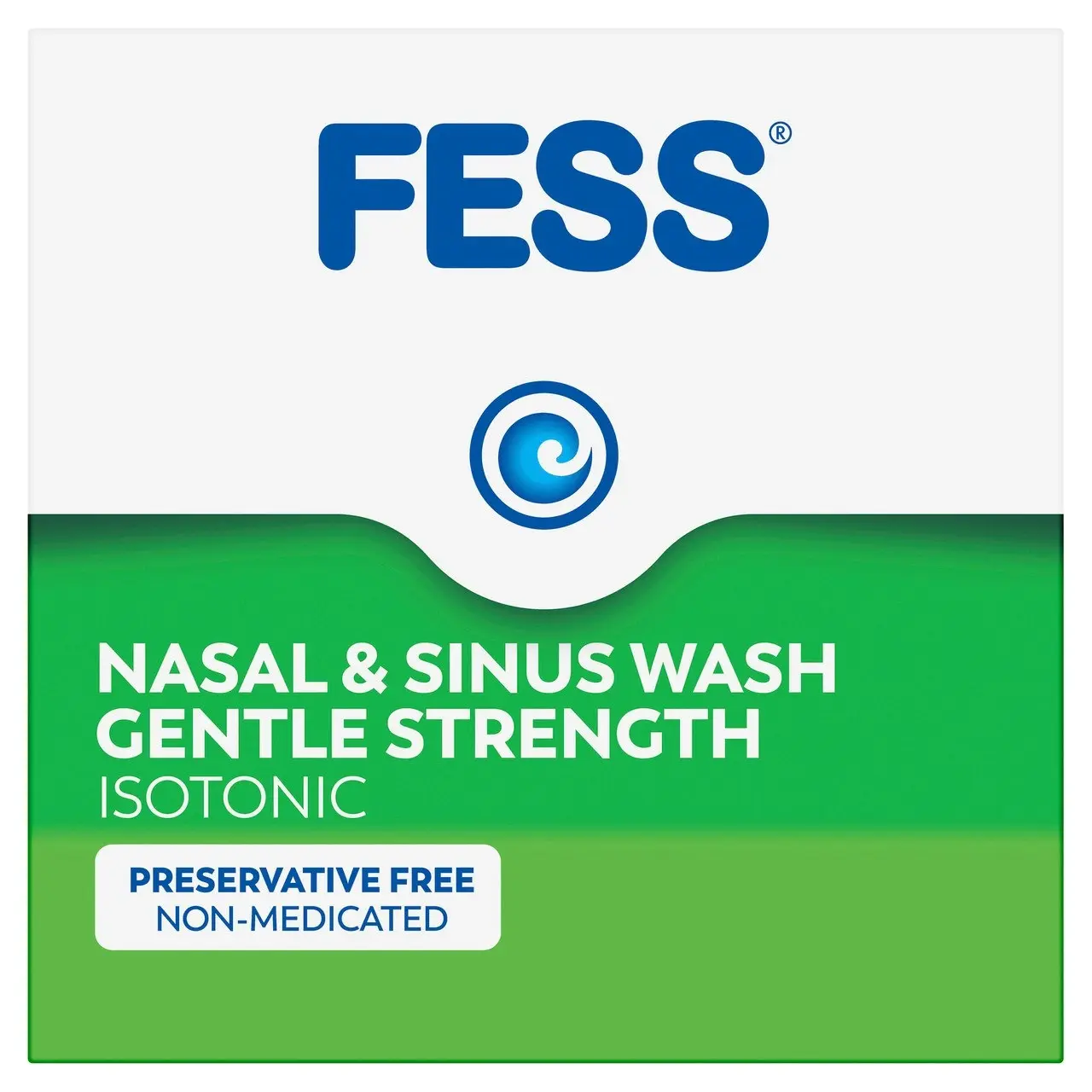 FESS Nasal & Sinus Wash Gentle Strength Saline Wash Kit 60 Pack