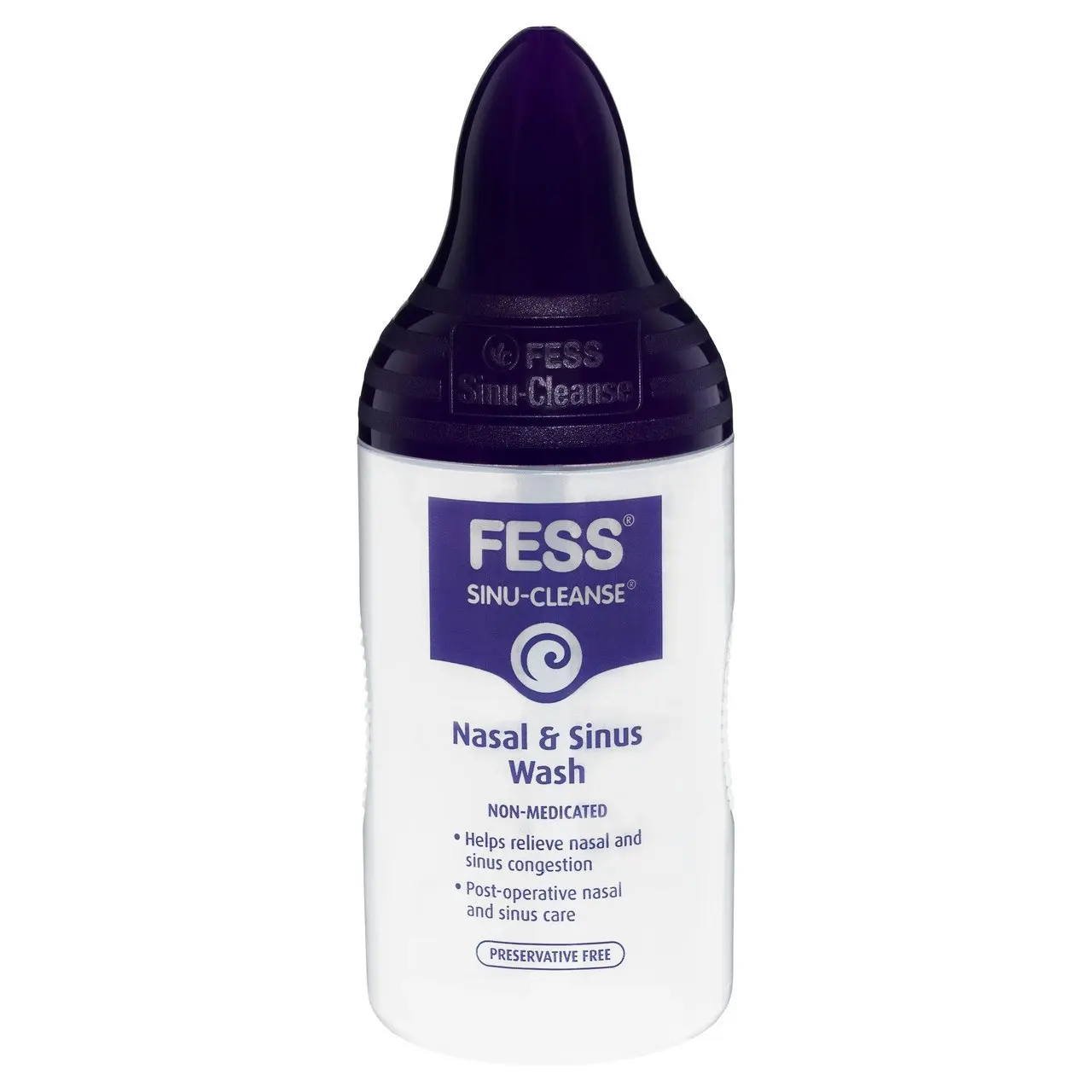 FESS Nasal & Sinus Wash Gentle Strength Saline Wash Kit 60 Pack