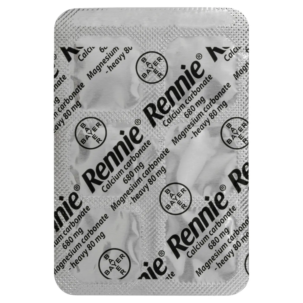 Rennie Indigestion and Heartburn Relief Spearmint 24 Chewable Tablets