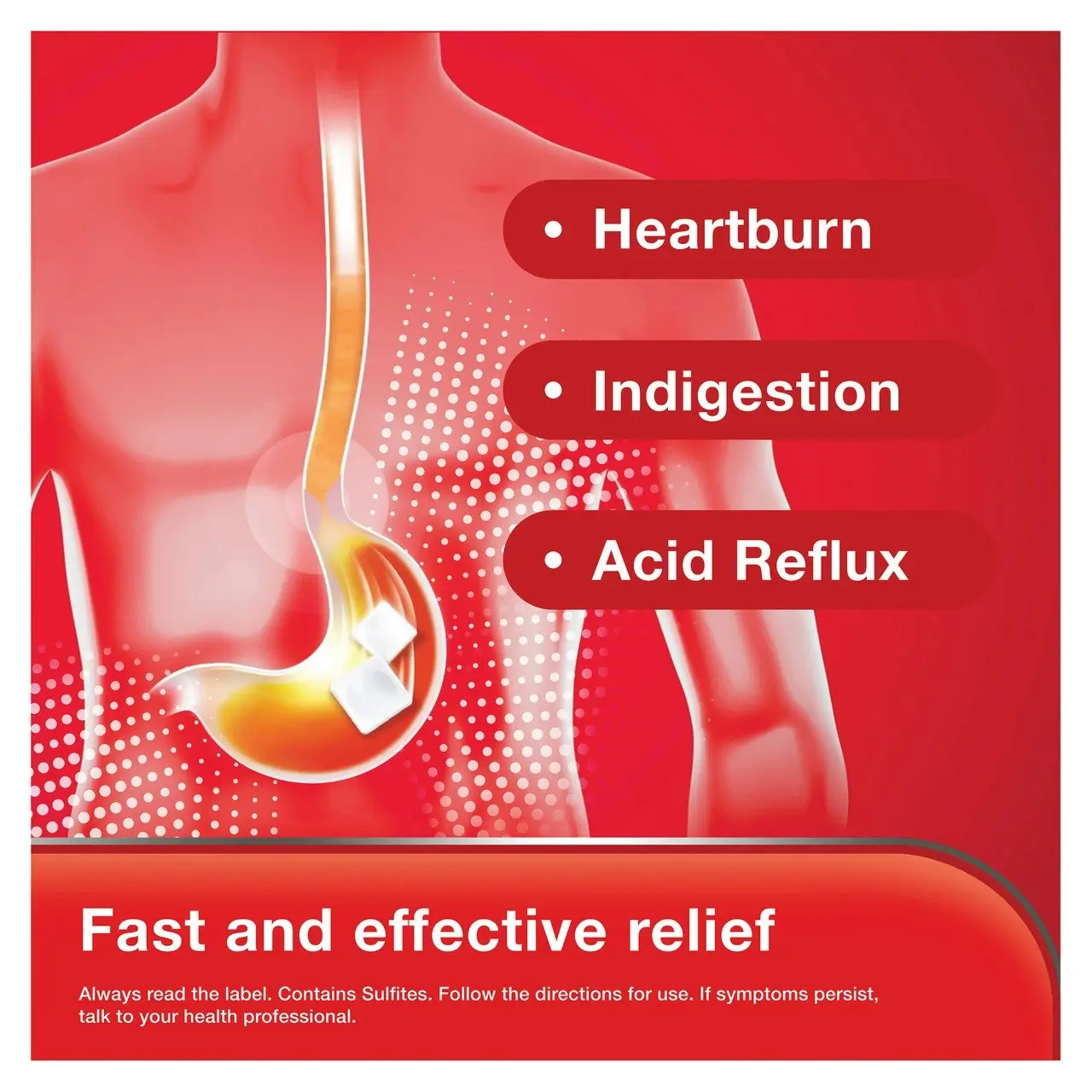 Rennie Indigestion and Heartburn Relief Spearmint 24 Chewable Tablets