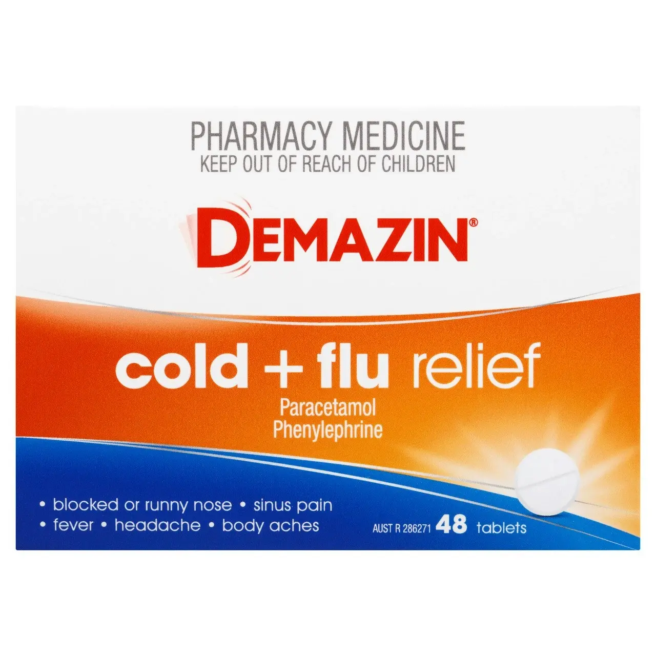 Demazin Cold & Flu Relief 48 Tablets