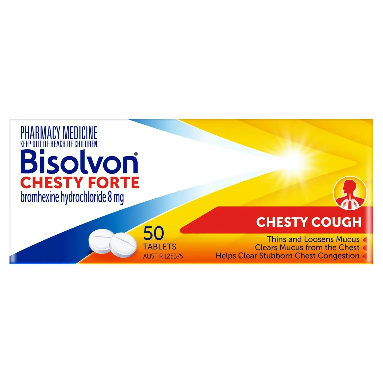 Bisolvon Chesty Forte 50 Tablets