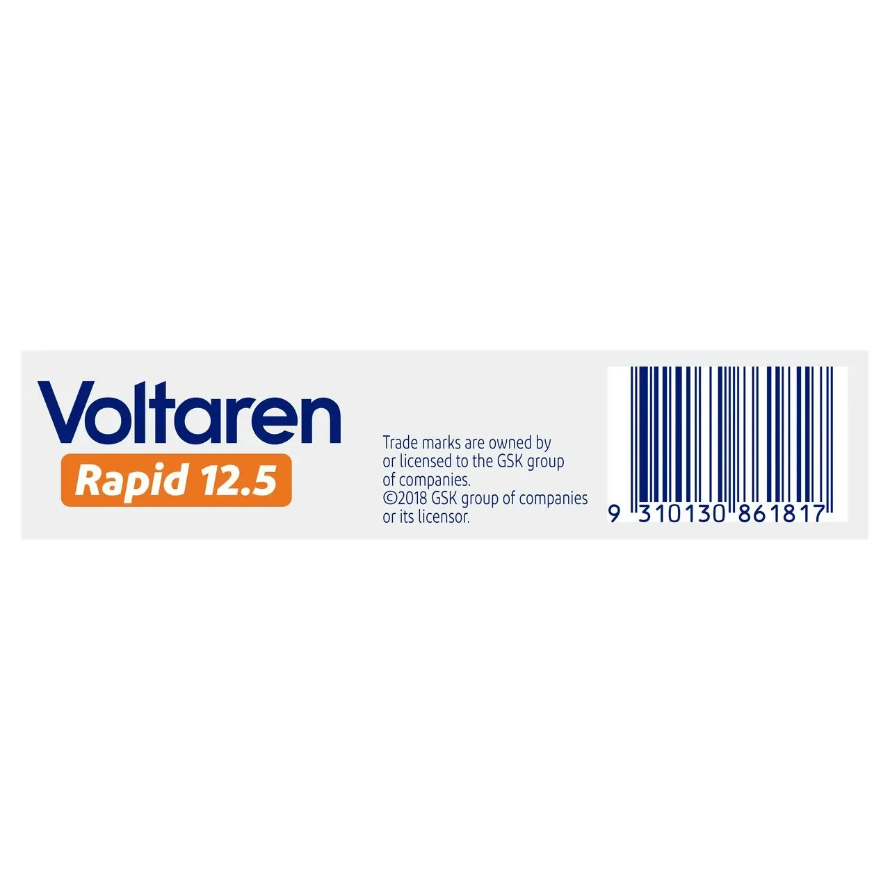 Voltaren Rapid 12.5 10 Tablets