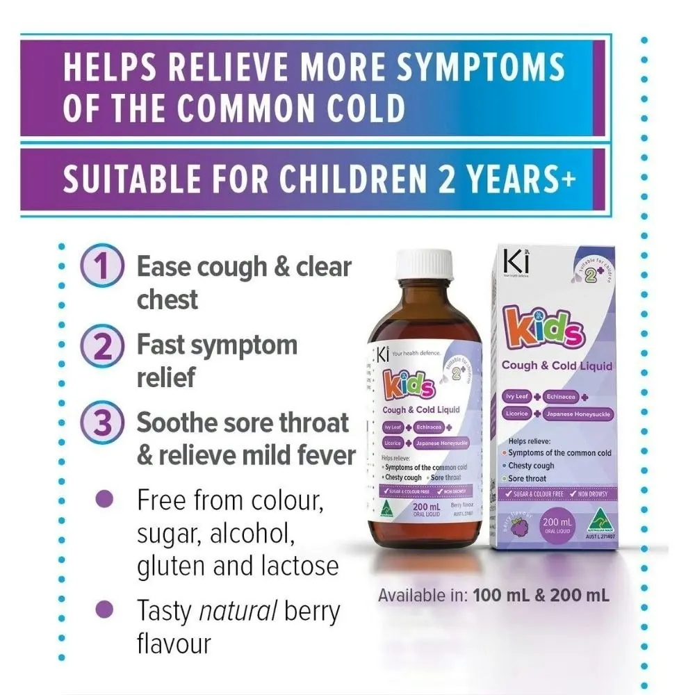 Ki Kids Cough & Cold Liquid 100ml