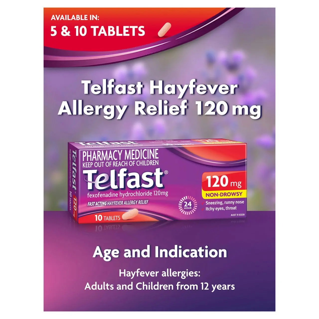 Telfast 120mg 10 Tablets