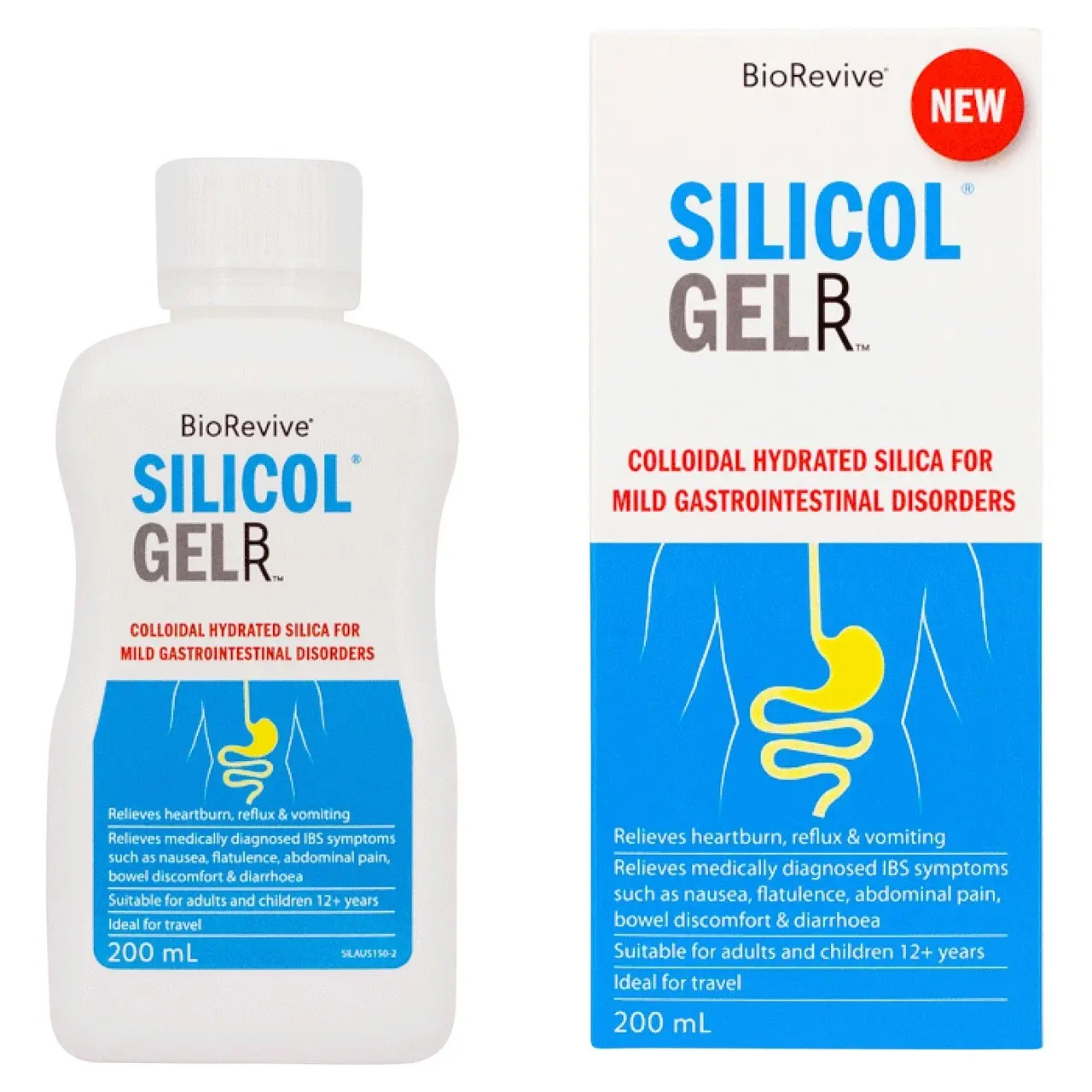 BioRevive SilicolGel - IBS and Heartburn Relief 200mL