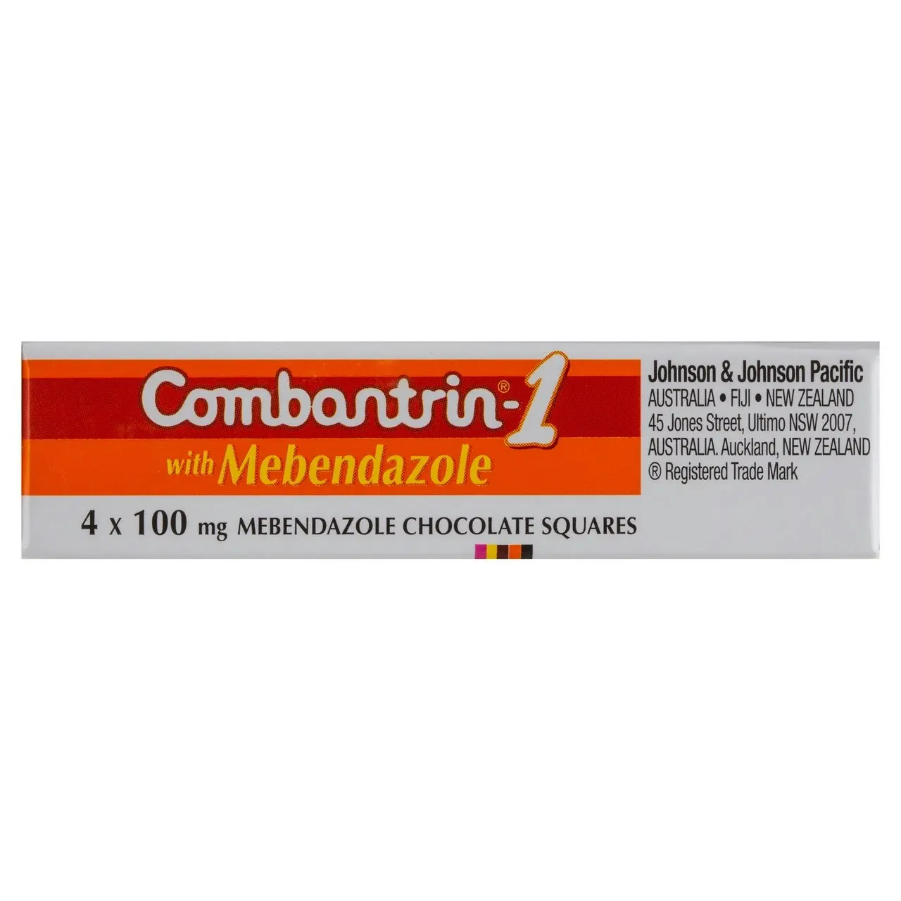 Combantrin-1 Threadworm Chocolate Squares 4 Pack