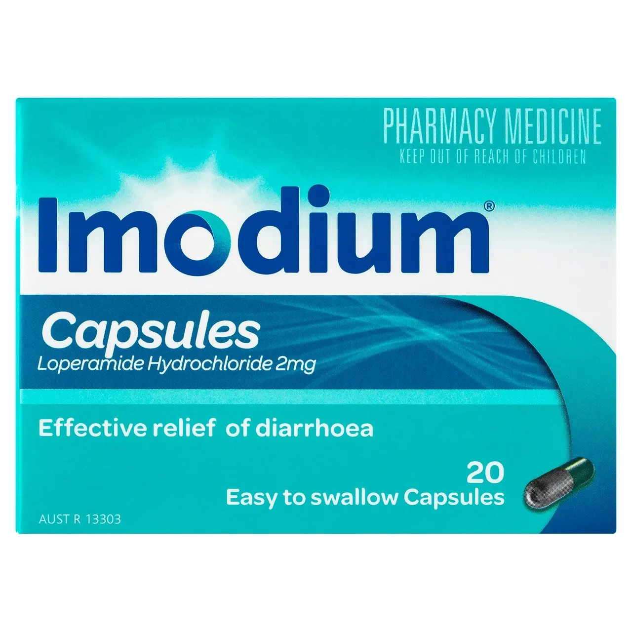 IMODIUM Diarrhoea Relief Capsules 20 Pack