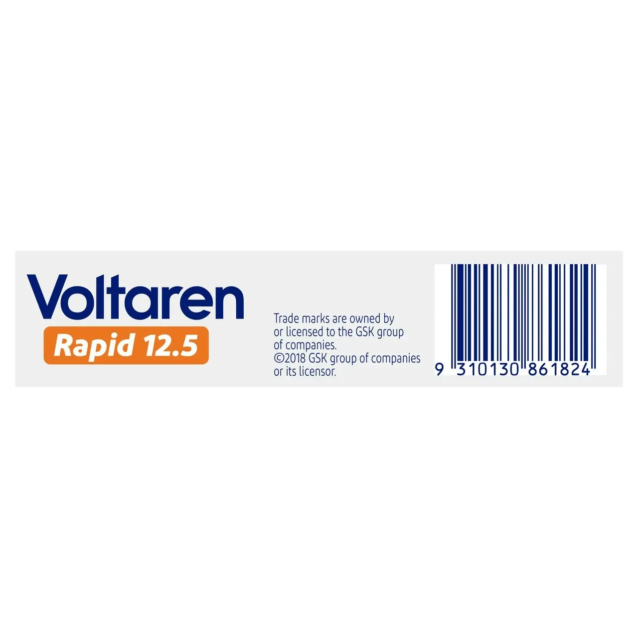 Voltaren Rapid 12.5 20 Tablets