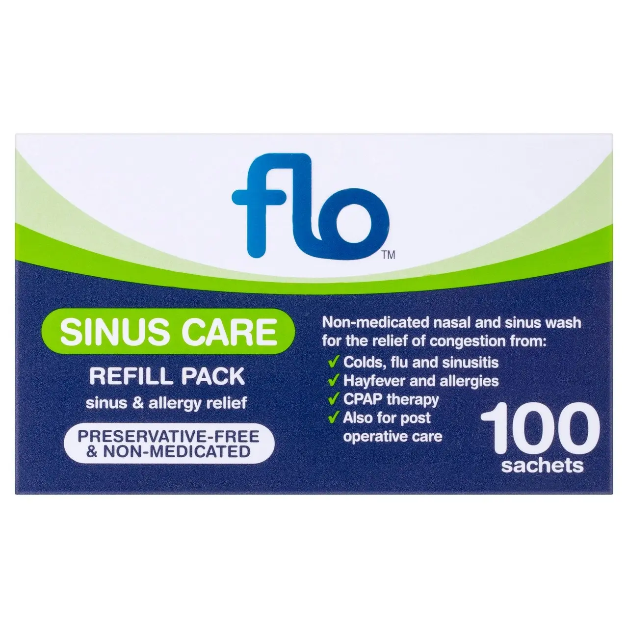 Flo Sinus Care Refill 100 Sachets