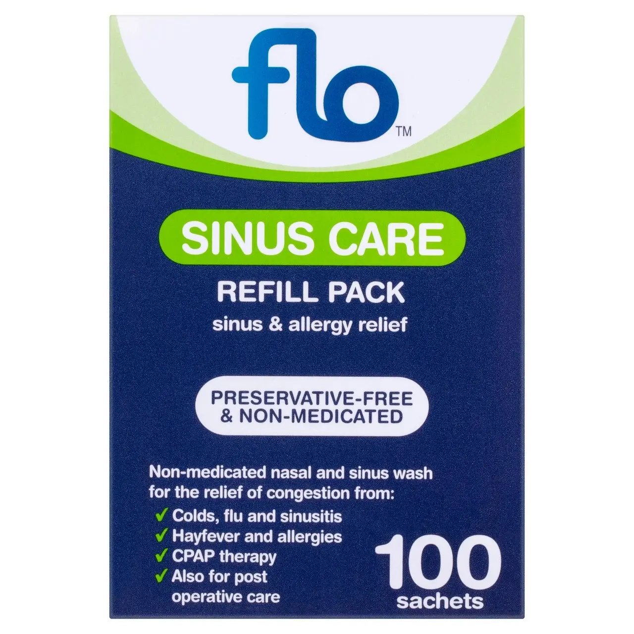 Flo Sinus Care Refill 100 Sachets