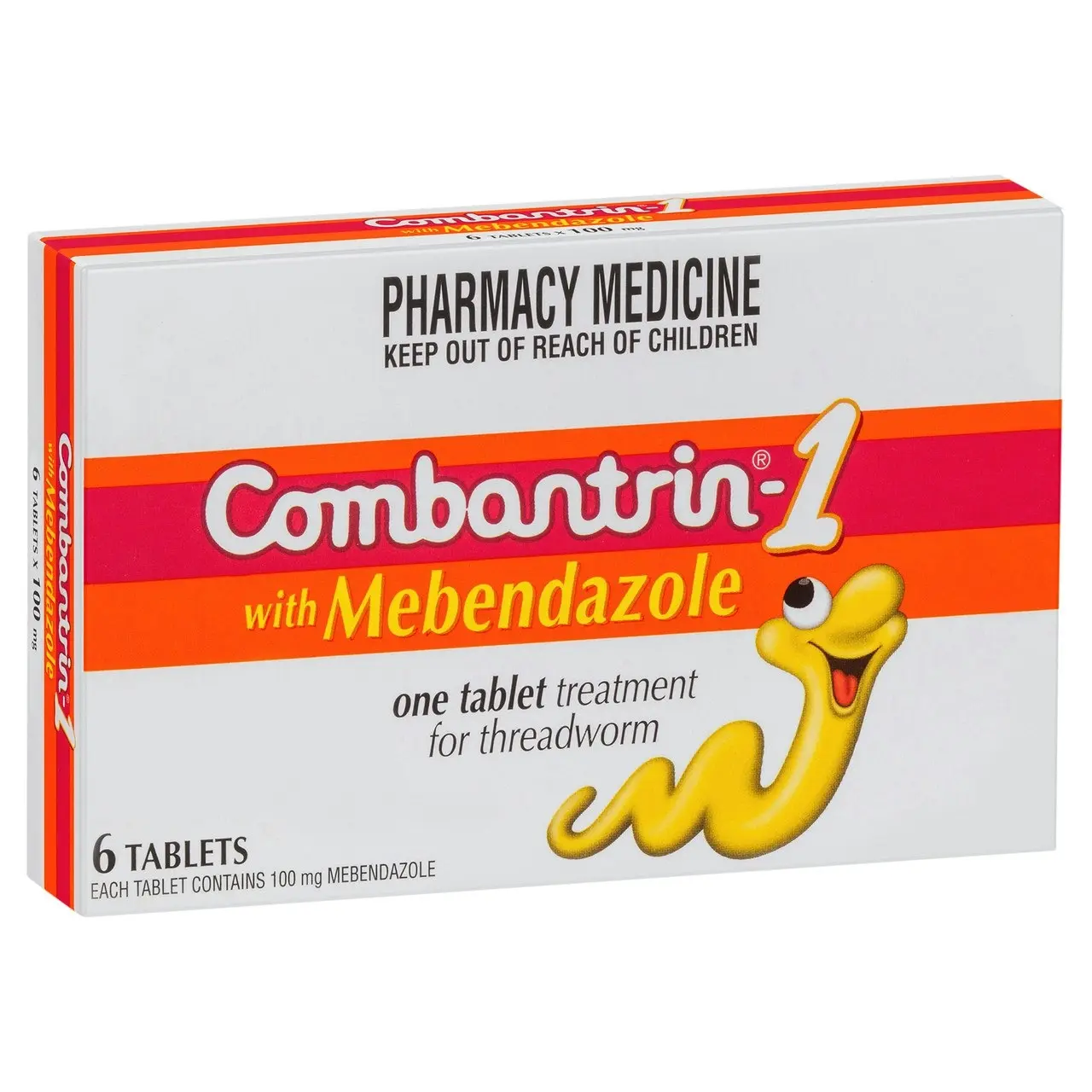 Combantrin-1 Threadworm Tablets 6 Pack