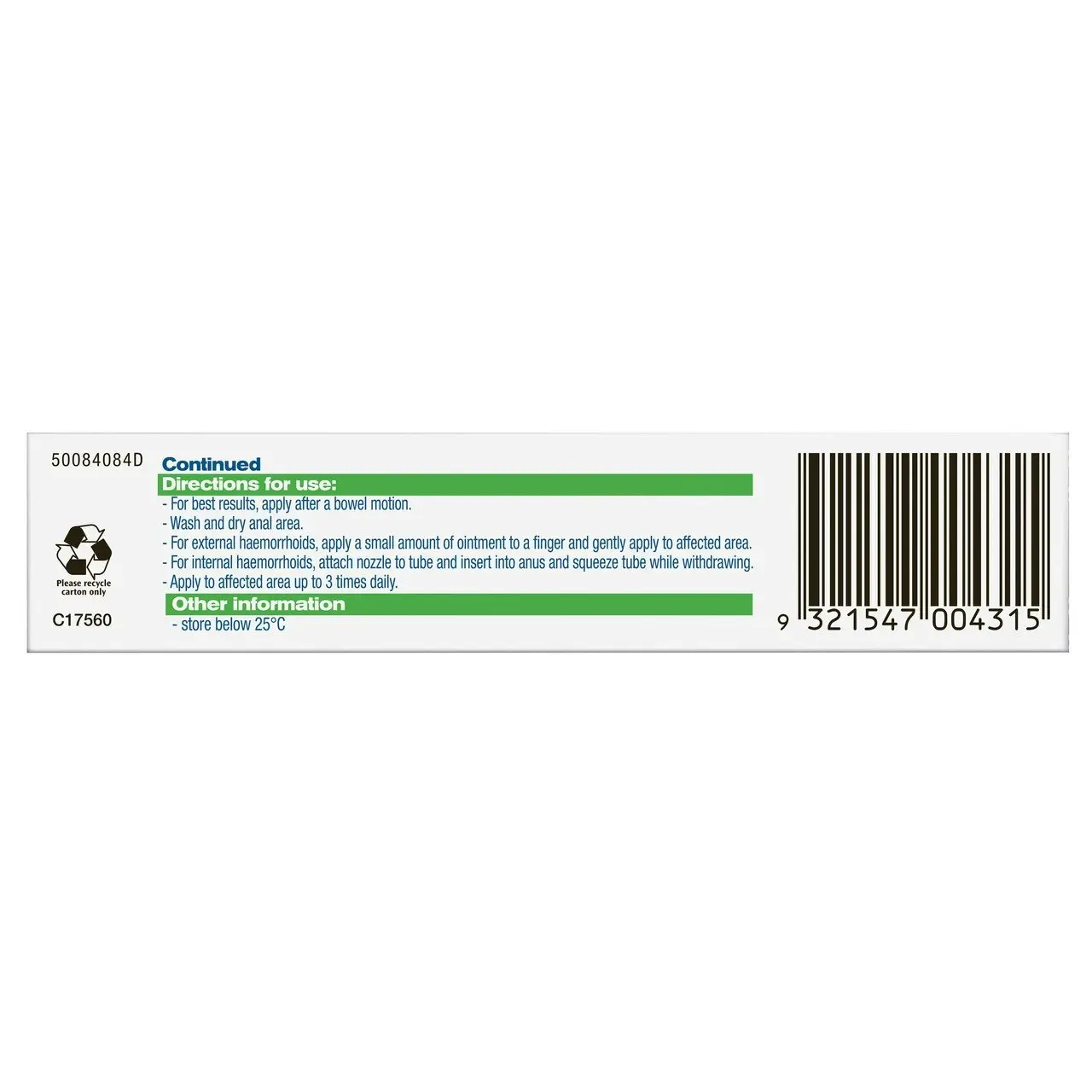 PROCTOSEDYL Ointment 30g