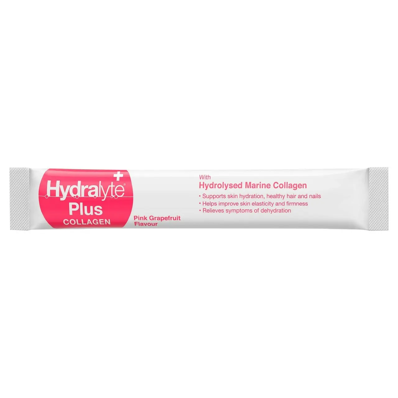 Hydralyte Plus Collagen with Hydrolysed Marine Collagen Pink Grapefruit 10 Pack