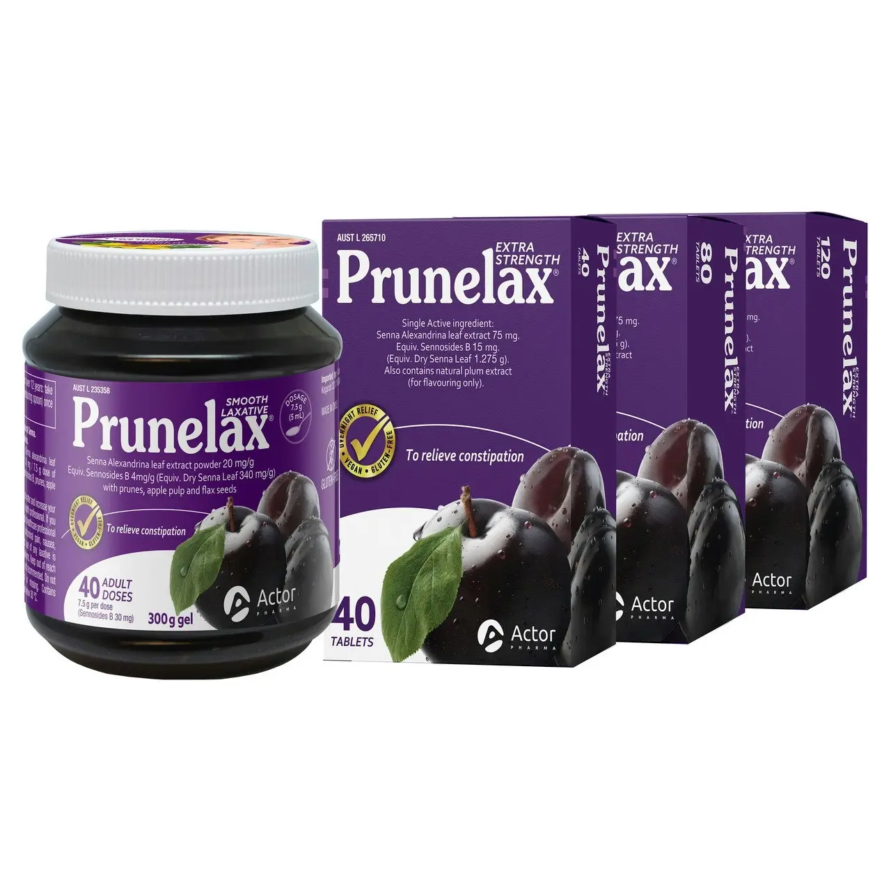 Prunelax Smooth Laxative 300g Gel