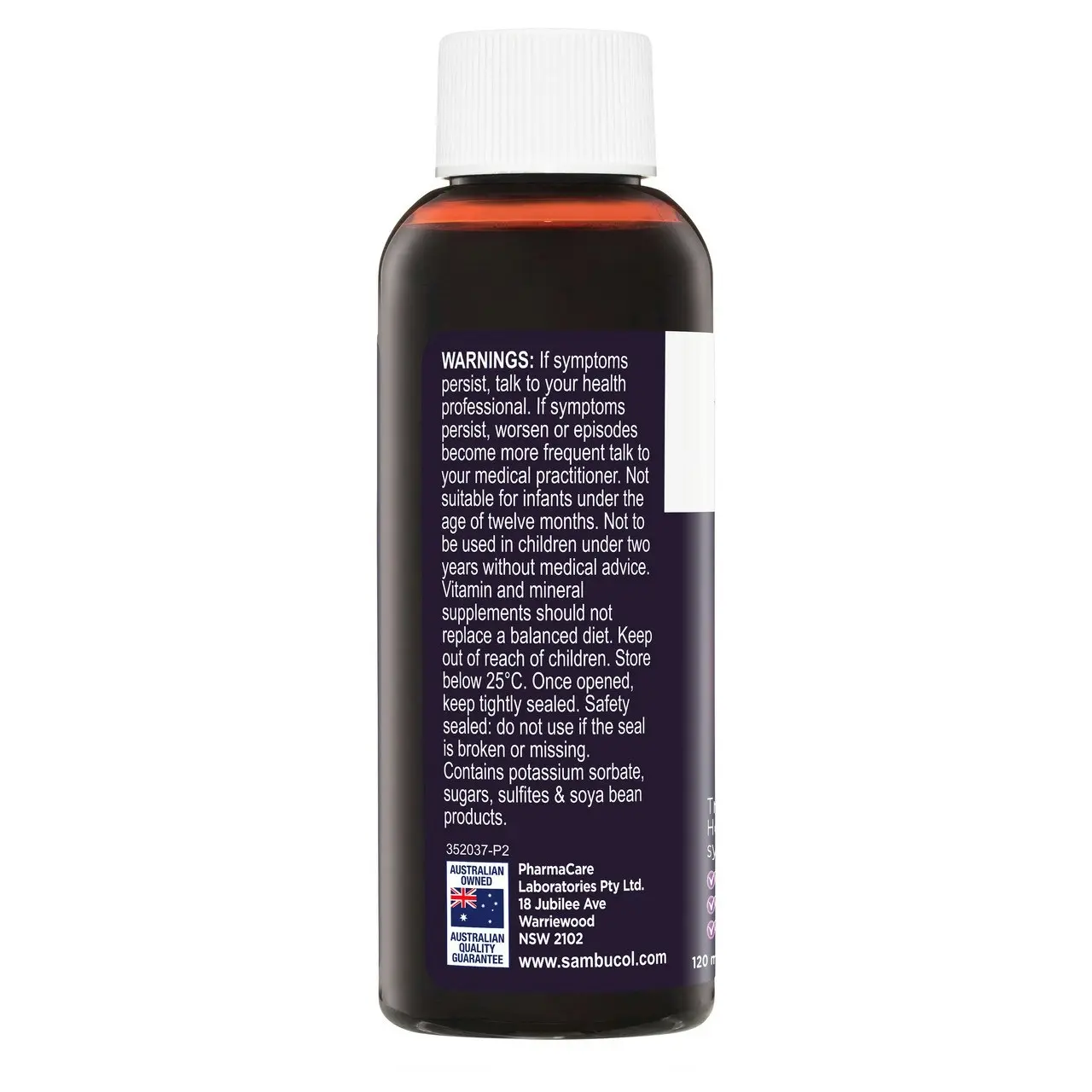 Sambucol Black Elderberry Cold & Flu Relief Kids Liquid 120ml