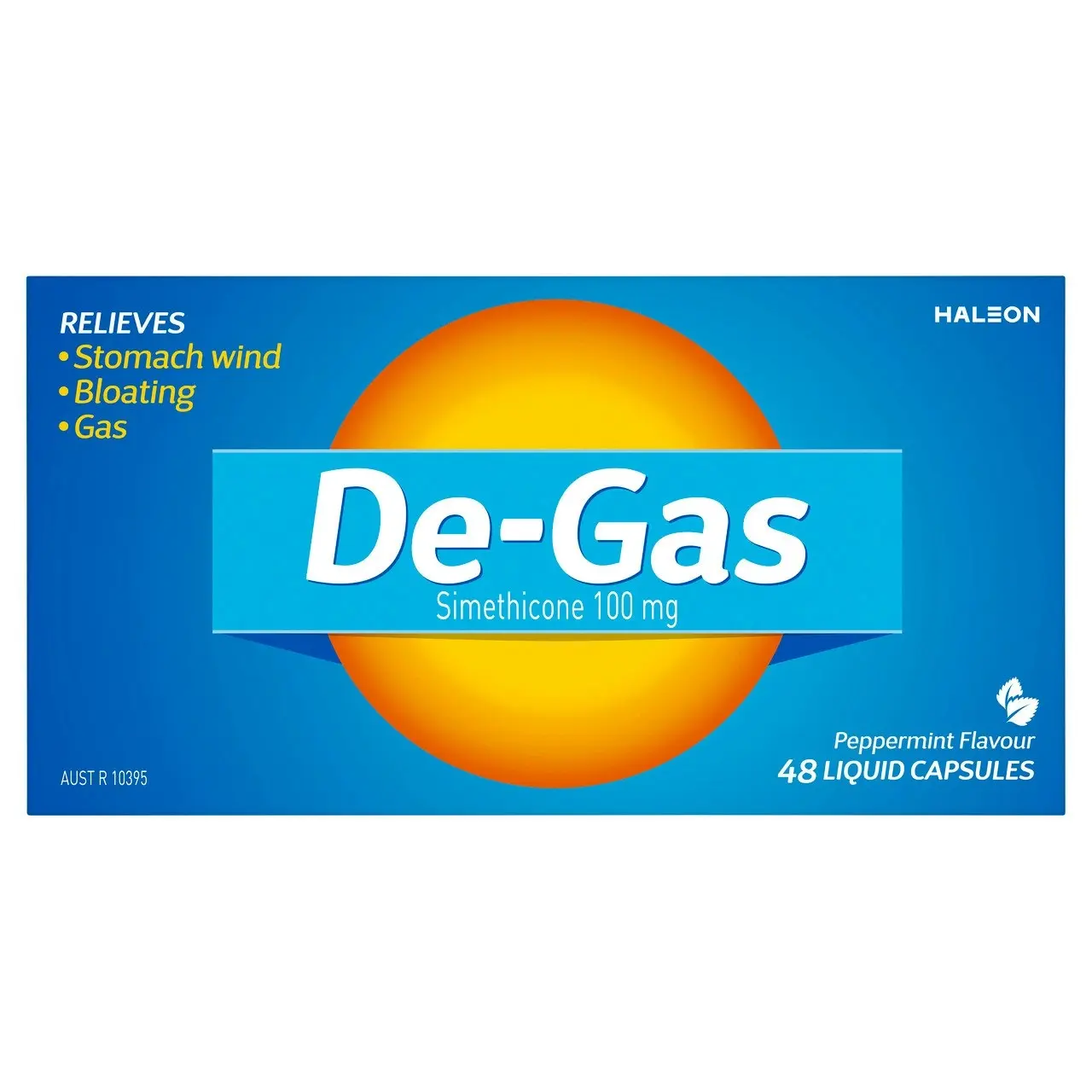 De-Gas liquid capsules 48s