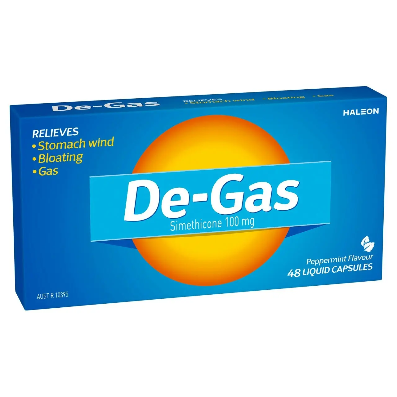 De-Gas liquid capsules 48s