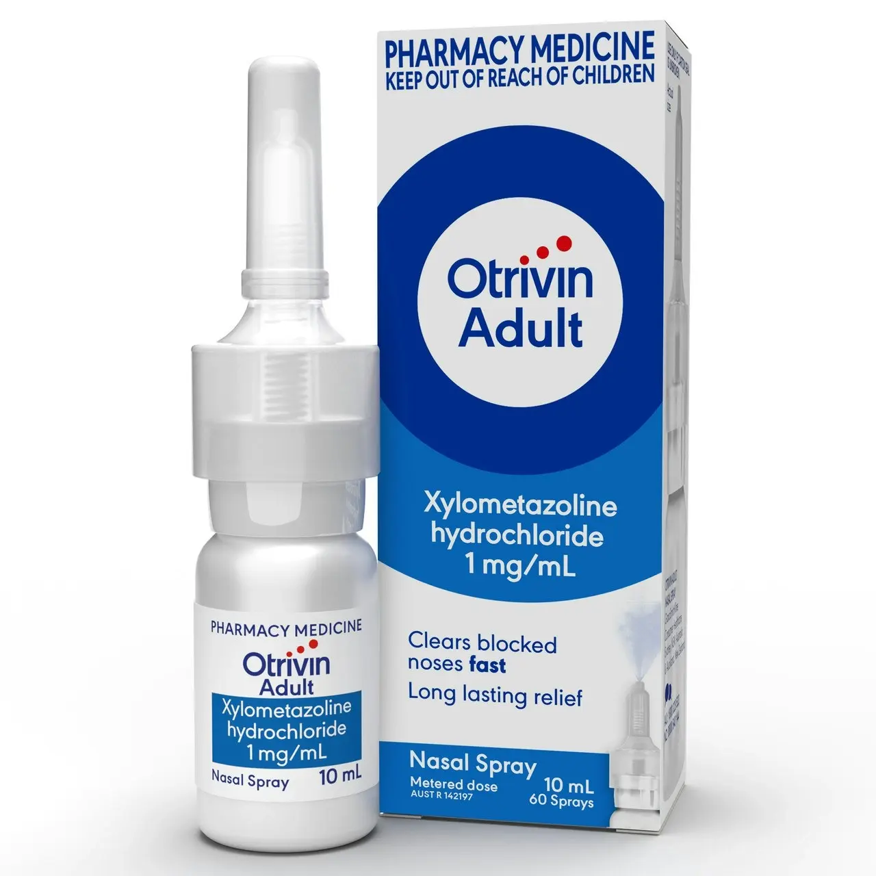 Otrivin Adult Nasal Spray for Blocked Nose 10mL