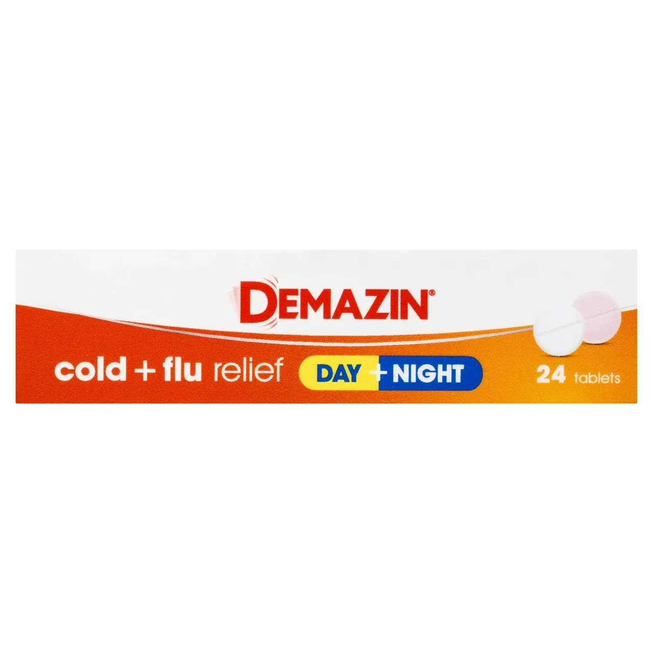 Demazin Cold & Flu Relief Day + Night 24 Tablets