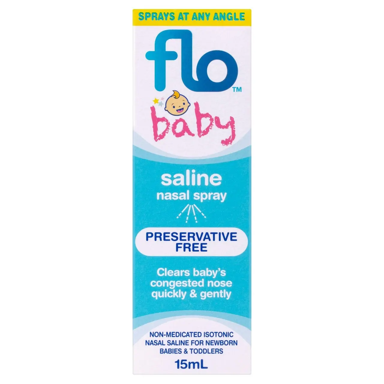 Flo Baby Saline Nasal Spray 15mL