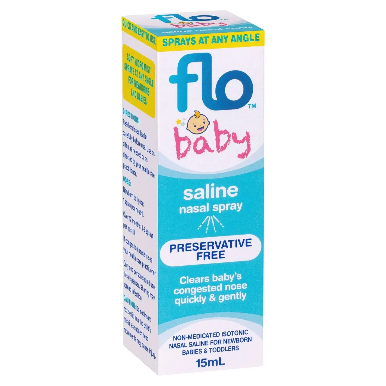 Flo Baby Saline Nasal Spray 15mL