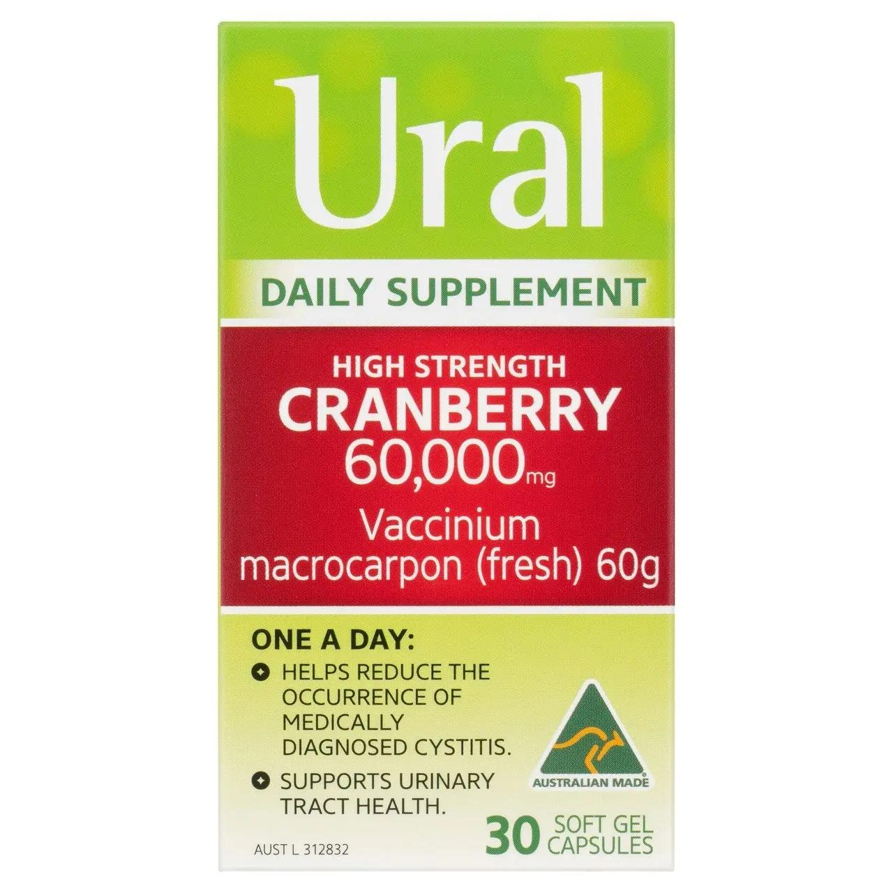 Ural Cranberry Daily Capsules x 30