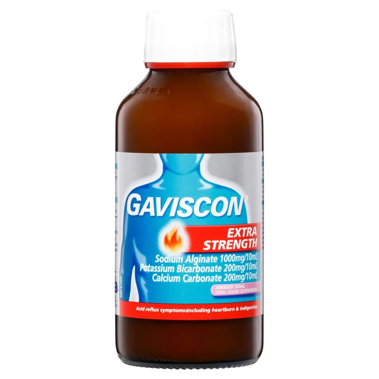 Gaviscon Extra Strength Liquid Heartburn and Indigestion Relief Aniseed 300mL