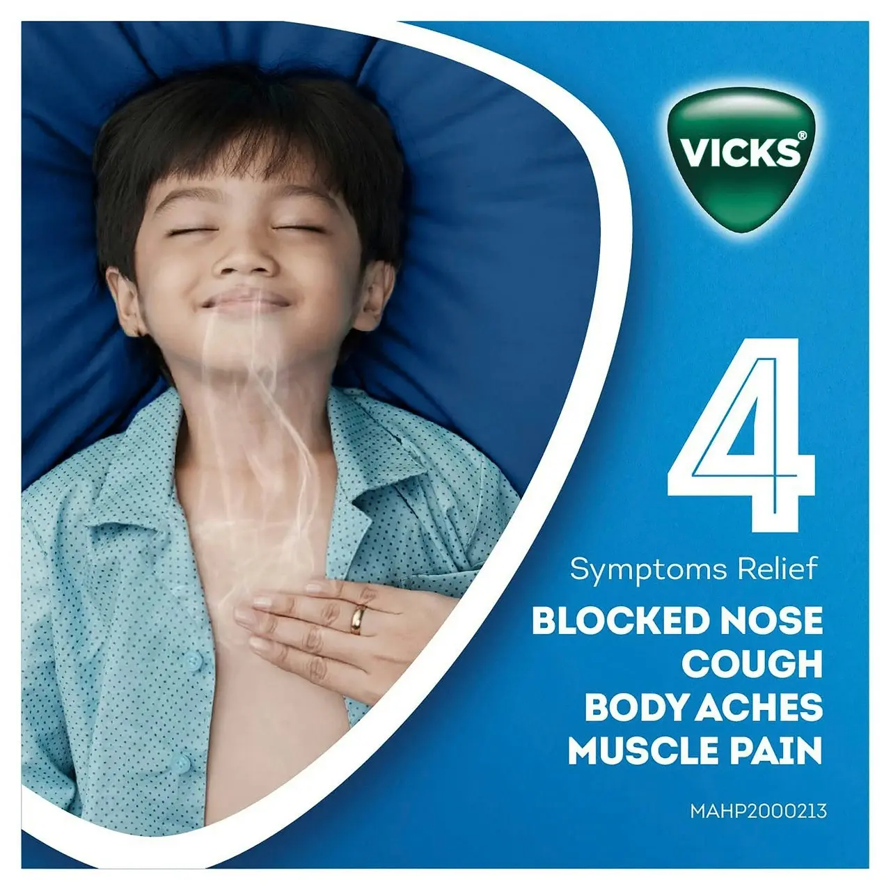 Vicks VapoRub Vaporizing Ointment Relief from Cough & Cold Symptoms 100g - Cough & Cold