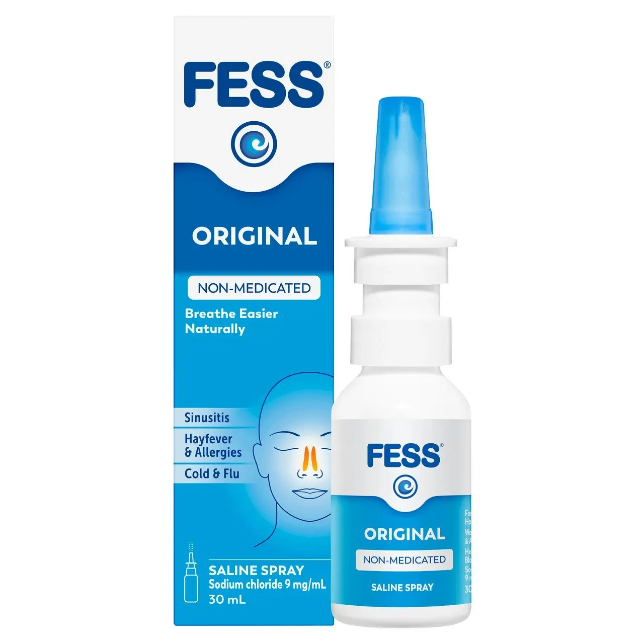 FESS Original Nasal Saline Spray 30mL