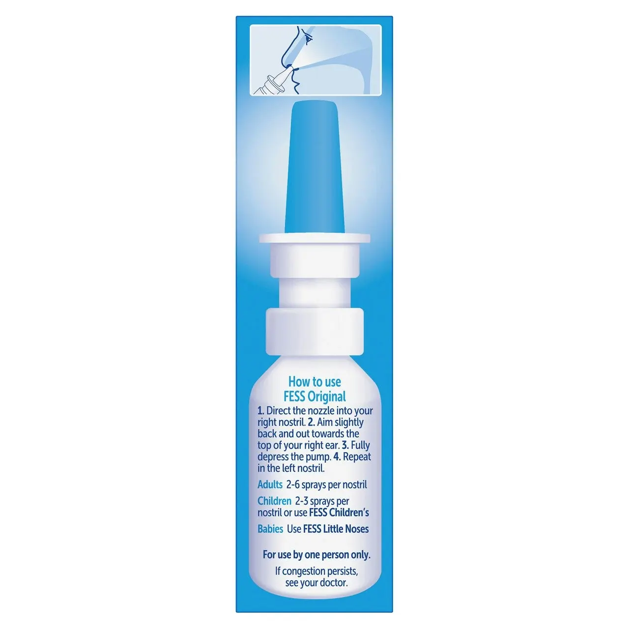 FESS Original Nasal Saline Spray 30mL