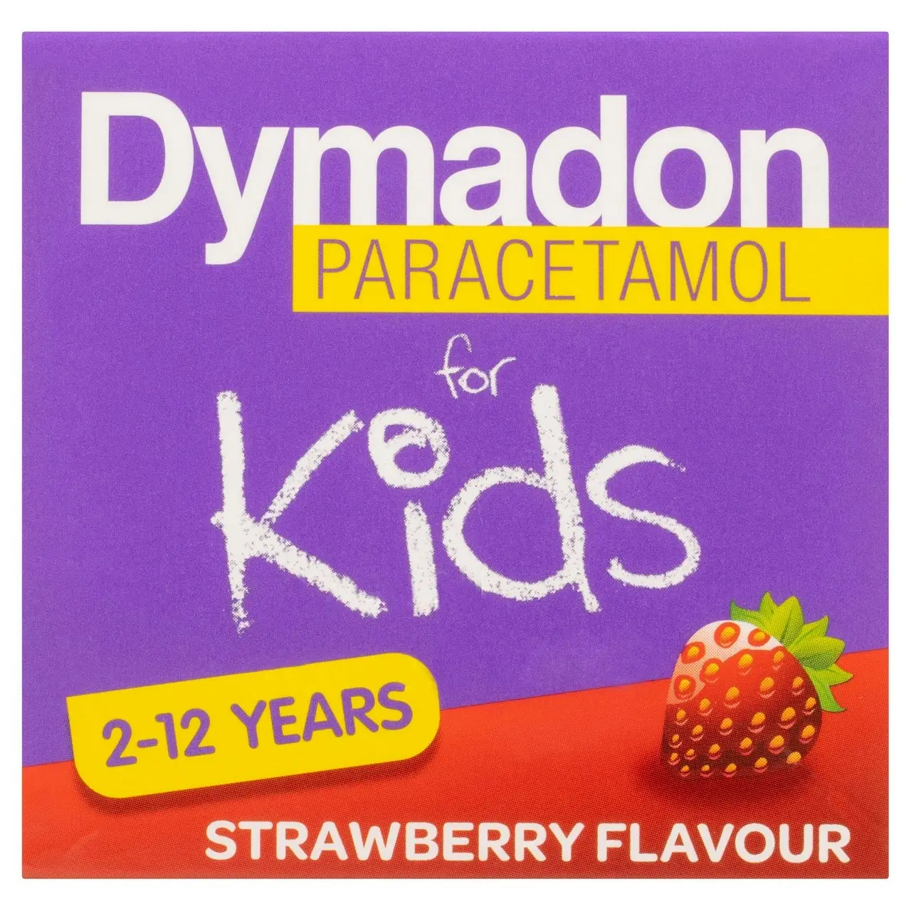 Dymadon Paracetamol for Kids 2-12yrs STRAWBERRY 200mL