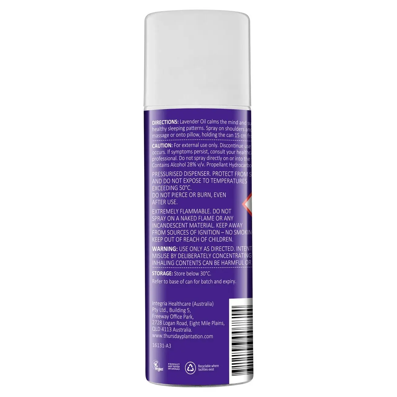 Thursday Plantation Lavender Spray Calming 140g