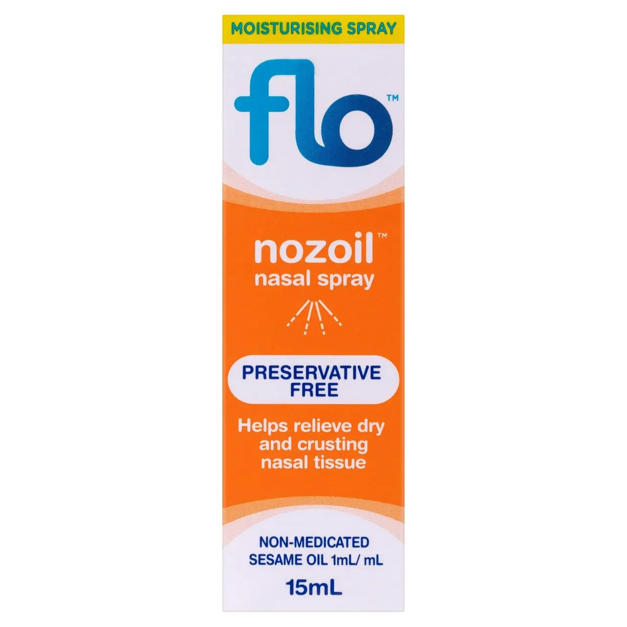 FLO Nozoil Nasal Spray 15mL