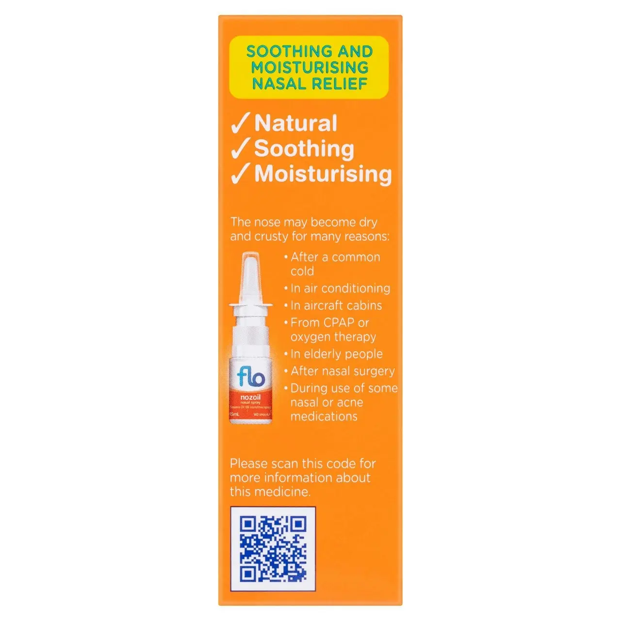 FLO Nozoil Nasal Spray 15mL