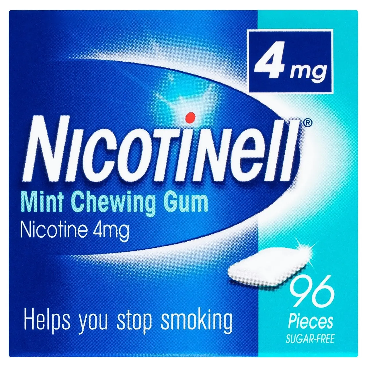 Nicotinell Stop Smoking Mint Gum Extra Strength 4mg 96 Pack