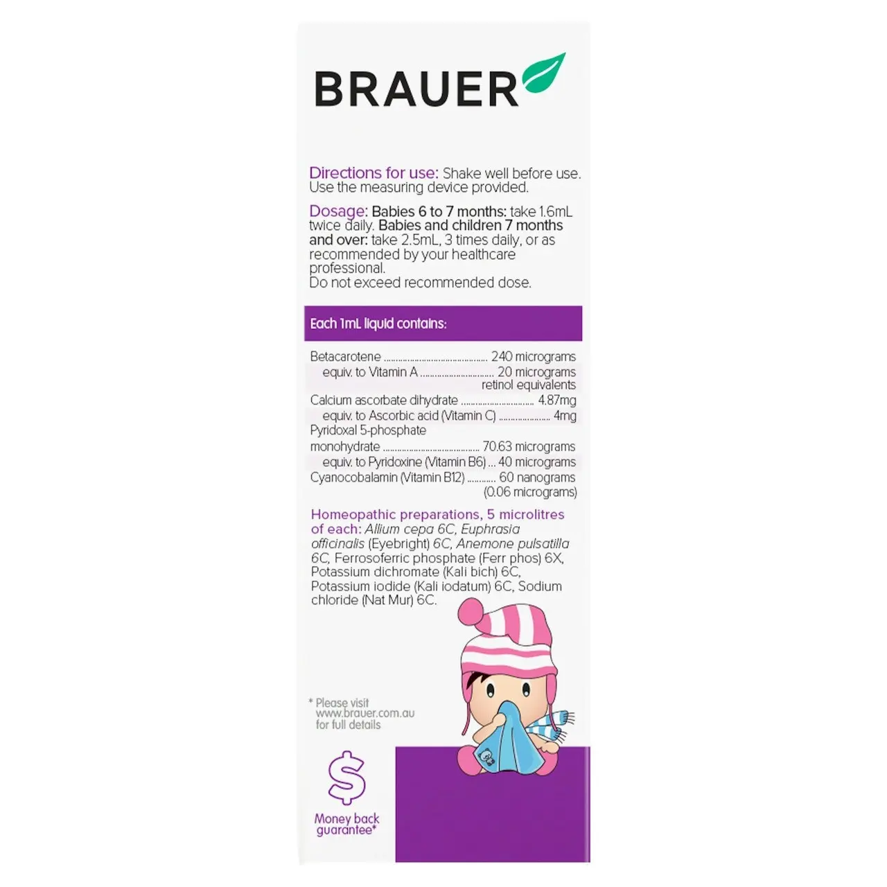 Brauer Baby & Child Runny Nose 100ml